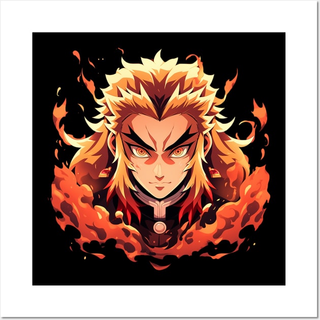 rengoku Wall Art by pokermoment